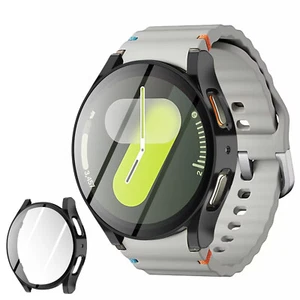 Full Case for Samsung Galaxy Watch 7 44mm/40mm Tempered Glass Screen Protector - Picture 1 of 23