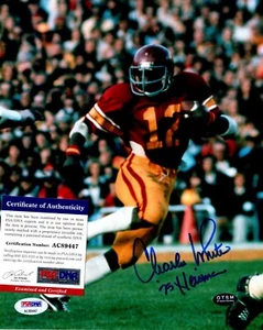 Charles White Signed USC Trojans 8x10 inch Photo 1979 Heisman Died 2023 PSA/DNA - Picture 1 of 1