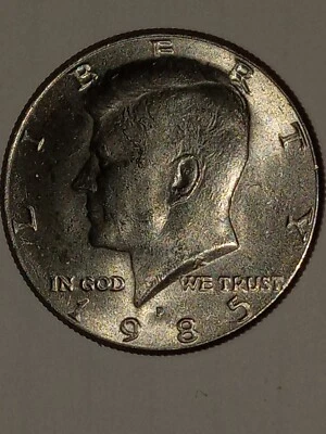 1985 P KENNEDY HALF.DOLLAR W/ DDO. DDR - Image 1 of 4
