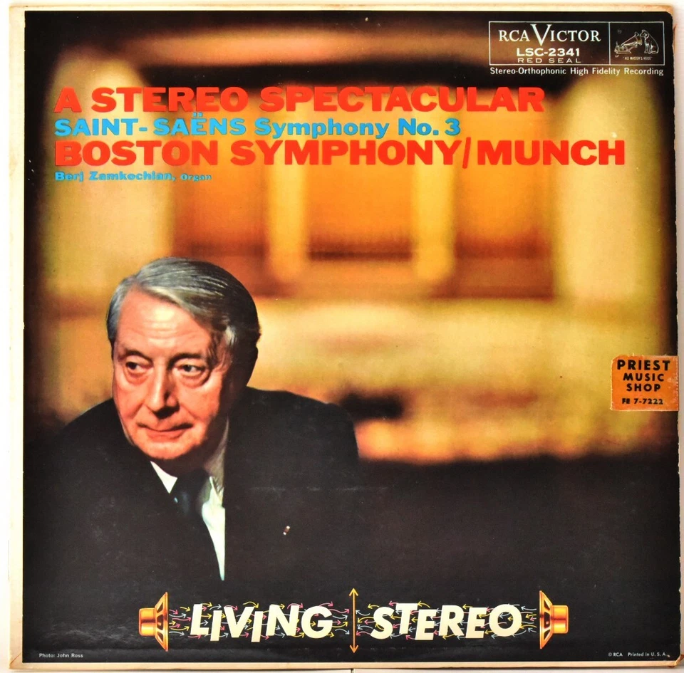 AUDIOPHILE RCA LIVING STEREO LSC 2341 SD ED1 1959 SAINT-SAENS Symp. No. 3 PROMO - Image 1 of 4