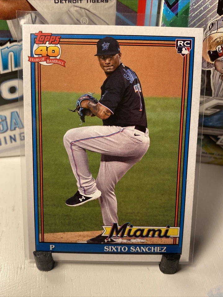 2021 Topps Archives Base #188 Sixto Sanchez - Miami Marlins RC ⚾️ - Image 1 of 4