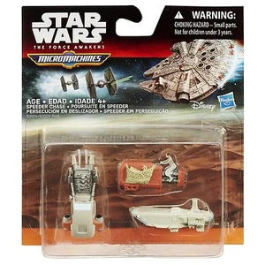 STAR WARS THE FORCE AWAKENS MICRO MACHINES 3-PACK SPEEDER CHASE - Bild 1 von 2