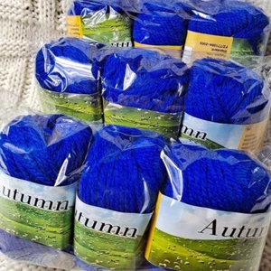 Venta AIP 9 bolas X50gr hágalo usted mismo hilo de tejer a mano mantas suaves lana seda terciopelo 24 - Imagen 1 de 14