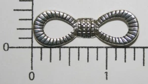 12954 12 Pc Matte Silver Oxidized Victorian Bow Jewelry Finding SALE - Picture 1 of 1
