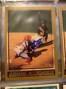 TARJETA TOPPS 1998 FIRMADA JERMAINE ALLENSWORTH AUTOGRAFIADA - Imagen 1 de 1