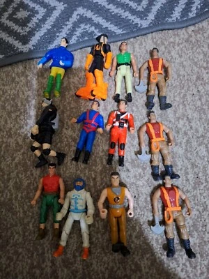 PAQUETE DE FIGURAS DE HOMBRE DE ACCIÓN MCDONALD'S DE COLECCIÓN *HASBRO 2003* Foto 1 de 3