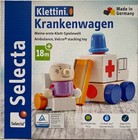 Selecta Klettini Holzspielzeug Krankenwagen Klett Fahrzeug Stapelspielzeug 62081