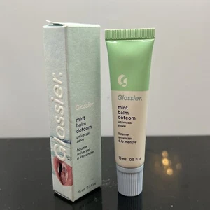 Glossier Balm Dotcom Mint Lippenbalsam volle Größe 15ml/0,5fl.oz. Neu in OVP - Bild 1 von 7