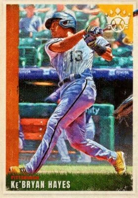 2022 Panini Diamond Kings Ke'Bryan Hayes Pittsburgh Pirates #44 - Image 1 of 2