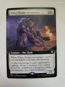 MTG White Plume Adventurer Battle for Baldur's Gate 558 ( Extended Art ) - NM - Picture 1 of 1