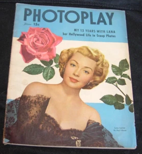Photoplay Magazin, 1948, Lana Turner, "niederländisch" Reagan, Ingrid Bergman, Vic reif - Bild 1 von 12