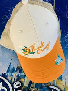 2022 Disney Parks Epcot Flower & Garden Orange Bird Adult Baseball Hat Cap - Picture 1 of 2