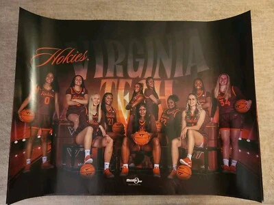 Poster Virginia Tech Hokies Women's Basketball 2024-2025 18in x 24in - Image 1 of 4
