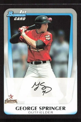 2011 Bowman Draft Picks & Prospects George Springer #BDPP81 Card - QUANTITY! - Image 1 of 2