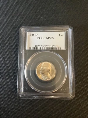 1945 d jefferson nickel pcgs ms 65 - Image 1 of 4