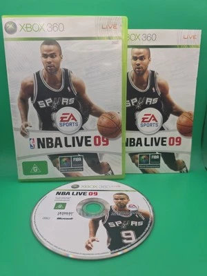 NBA Live 09 - Microsoft Xbox 360 PAL - Complete W Manual - Image 1 of 3