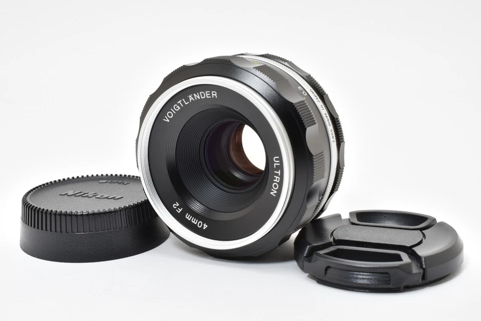 [N.Mint] Voigtlander Ultron 40mm f2 Aspherical SL IIs Nikon Ai-s Lens ＃2656764 - Image 1 of 4