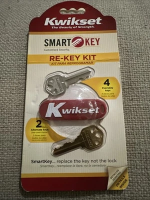Kwikset Re-Key Kit Rekey Cualquier Kwik Set Smart Key Lock Foto 1 de 3
