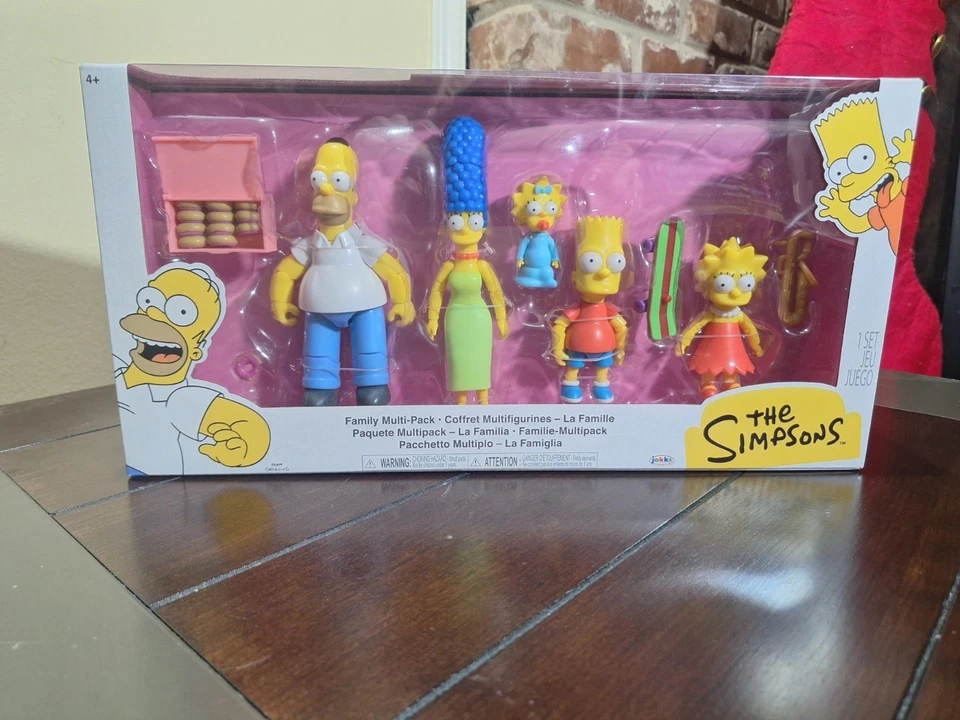 Jakks Pacific Los Simpson 5 pulgadas figuras de acción familia paquete múltiple TOTALMENTE NUEVO Foto 1 de 4