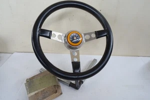 Lenkrad Fiat 1100 R Dino 124 Limousine 850 Special normal mit Thermometerknopf - Bild 1 von 17