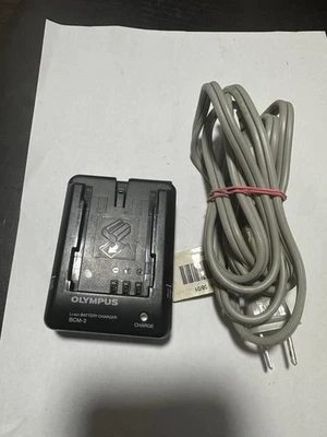 Carregador de bateria Olympus BCM-2 Li-Ion para E-300 E-500 etc. - Imagem 1 de 3