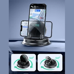 EasyToUse Support Téléphone Voiture 360 Degrés avec Base Robuste et Gestion d - Photo 1 sur 12