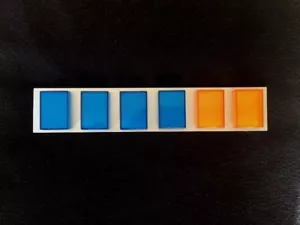 Push Buttons Star Wars Staff Officer Rank Bar - Commander ANH - Picture 1 of 1