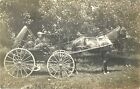 "This Is Our Pet Charley", Small Horse, Dog & Carriage, Columbia OH RPPC 1908