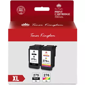 PG-275XL Tintenpatrone kompatibel zu Canon Pixma CL-276XL TS3520 TR4722 TR4700 - Bild 1 von 10