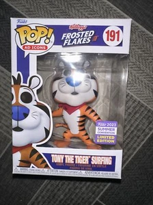 Iconos publicitarios de vinilo Funko Pop Tony The Tiger Surfing 2023 verano con exclusivo #191 - Imagen 1 de 7