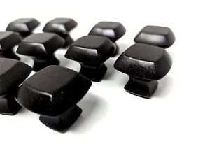 Set of 10 Square 3D Door Knobs Cabinet Drawer Handles - Picture 1 of 5