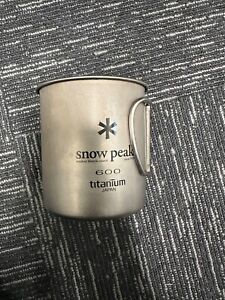 Snow Peak Titanium 600 Mug Made in Japan MG-044R