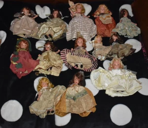 13 Bisque Nancy Ann Storybook Dolls - Picture 1 of 7