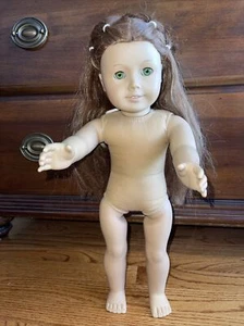 Muñeca American Girl 18" Retirada Felicity Desnuda Ojos Verdes Pleasant Co - Imagen 1 de 8