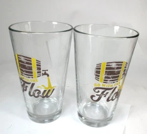Bicchiere da birra abbinati ""Go with the Flow"" di Pour Folk 30 W - Foto 1 di 4