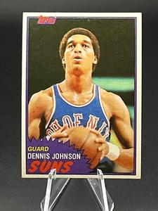 1981-82 Topps NBA Basketball #34 Dennis Johnson Phoenix Suns NM - Picture 1 of 2