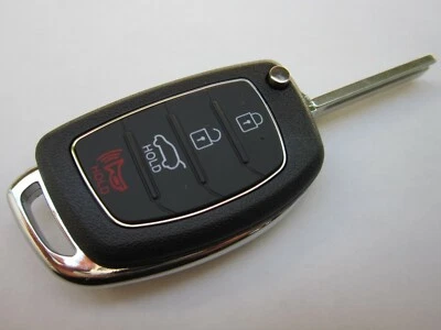 OEM 2013-2016 HYUNDAI SANTA FE FLIP KEY KEYLESS REMOTE FOB NEW KEY TQ8-RKE-3F04  - Image 1 of 3