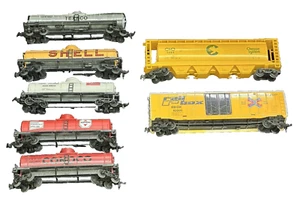 7 "BARGAIN" ASSORTED FREIGHT CARS NO BOXES - FREE SHIP #20 - Picture 1 of 6