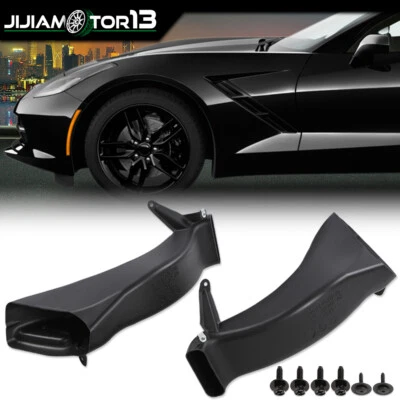 Kit de par de conductos de freno inferiores delanteros aptos para Chevrolet C7 Corvette Z06 GM 2014-2019 Foto 1 de 4