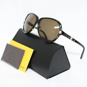 FENDI Brown Sunglasses 374R 215 HAVANA Authentic with Black Case - Picture 1 of 5
