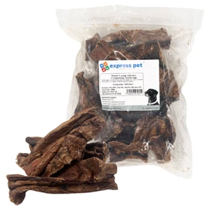Beef Lung Sticks/Jerky 100% Naturally Air Dried Dog Treat Chew Low Fat/Protein - Picture 1 of 6