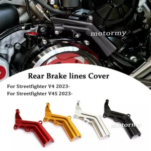 For Ducati Streetfighter V4 S 2023-2024 Racing Rear Brake lines Cover Bracket - Picture 1 of 11