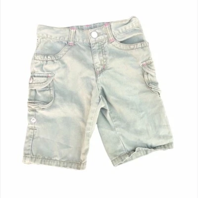 Pantalones cargo Gymboree verde pierna enrollada niñas talla 5 Foto 1 de 4
