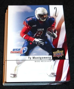 (45) 2011-2012 UPPER DECK USA FOOTBALL 1-45 SET JOE BERGERON~KEVIN HOGAN BGS 9.5 - Picture 1 of 1