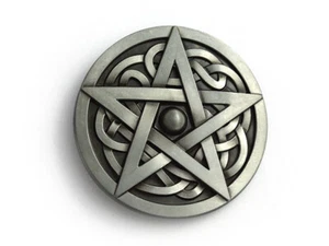 Pentagon Mens Belt Buckle for Leather Belts Without Buckles - 1.5" or 38mm Wide - Picture 1 of 4