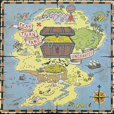 Less Than Jake – Uncharted (Sapphire MARBLE VINYL) NEW/SEALED - Image 1 of 2