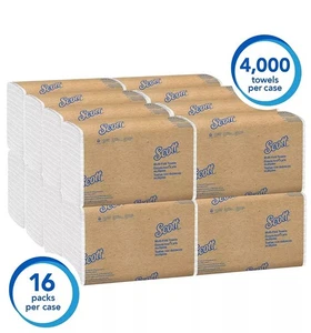 Toalla de papel plegable esencial SCOTT 01840, paquete de 16 - 4000 unidades - Imagen 1 de 1