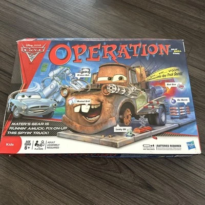 Operation Game Disney Pixar Cars 2 Hasbro 2011 COMPLETE TESTED & WORKS - Image 1 of 4