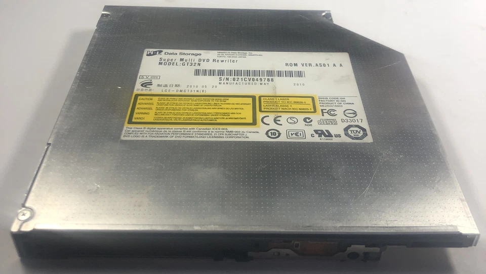 Regrabadora de DVD súper múltiple para computadora portátil H-L Data Storage GT32N Foto 1 de 1