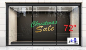 Christmas Sale Window Decal Oracal 651 Vinyl Sticker for Retail Stores🎄 - Picture 1 of 24